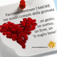 Esercitarsi all’amore